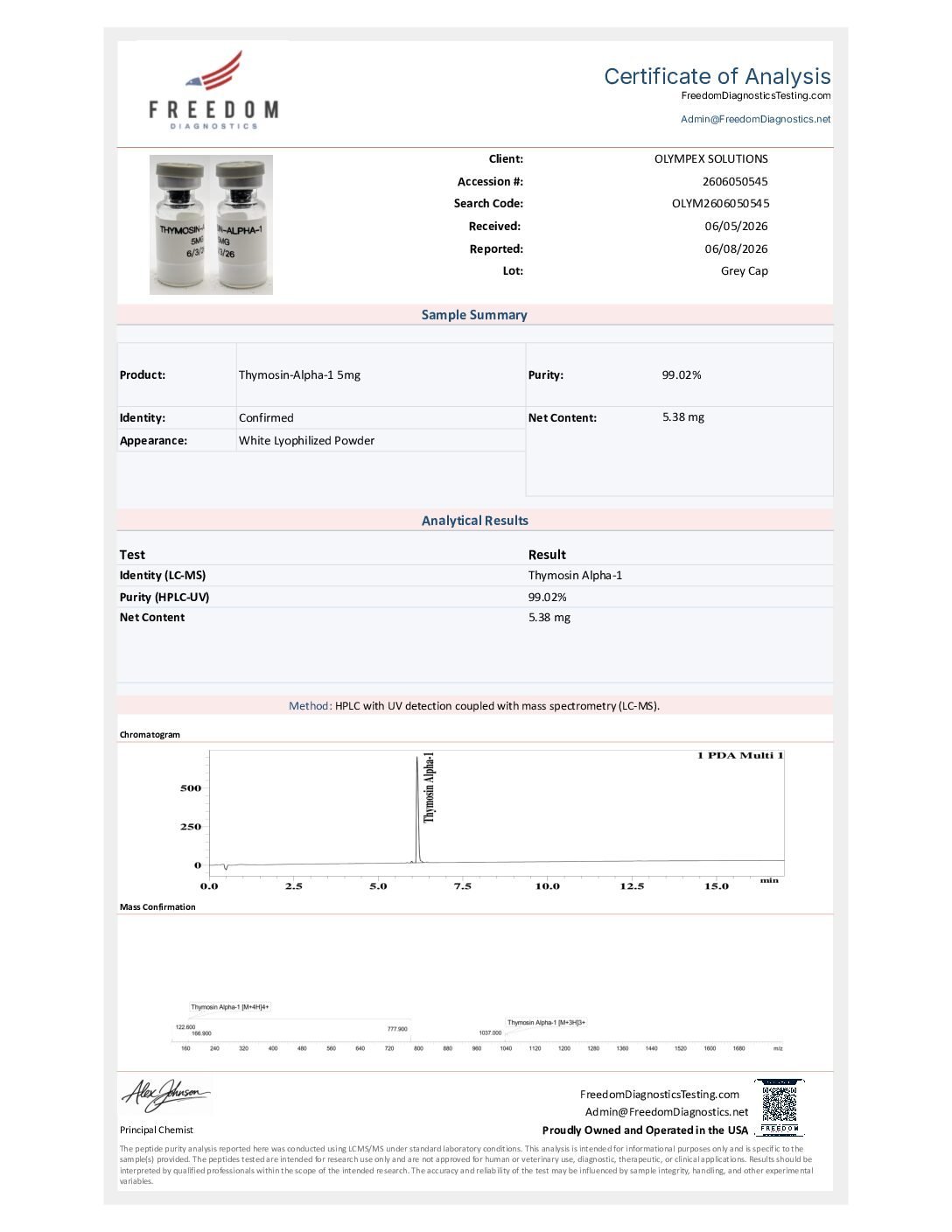 THYMOSIN ALPHA-1 3